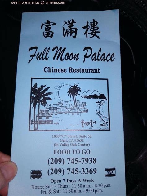 full moon palace menu|Online Menu of Full Moon Palace Restaurant, Galt, California,。